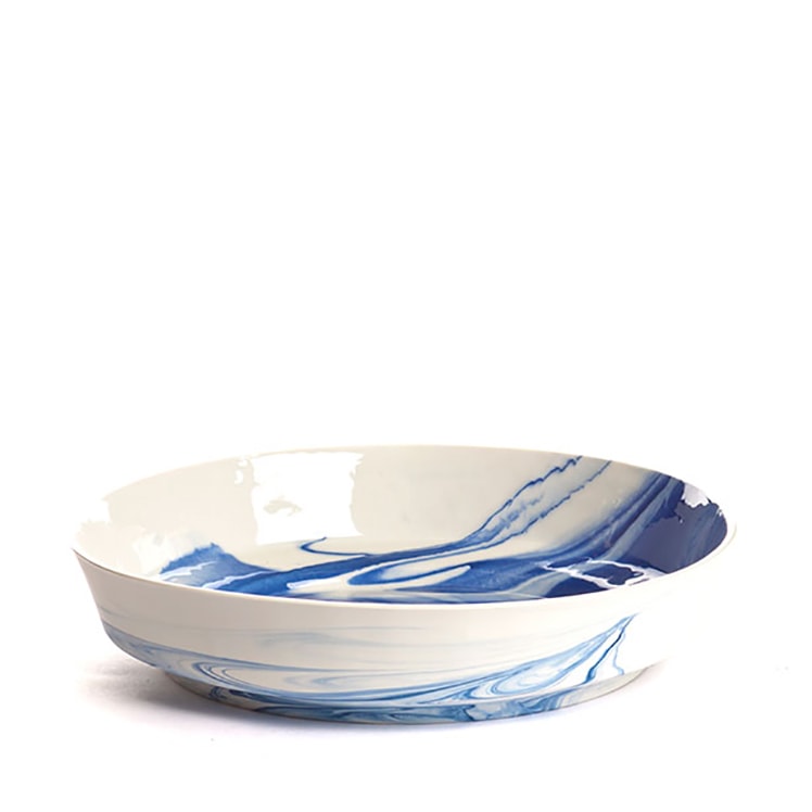 pigments porcelain bowl cobalt