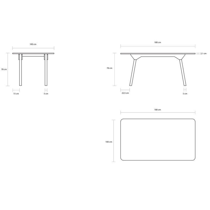 s Table 180 vierkant s Table 180 vierkant