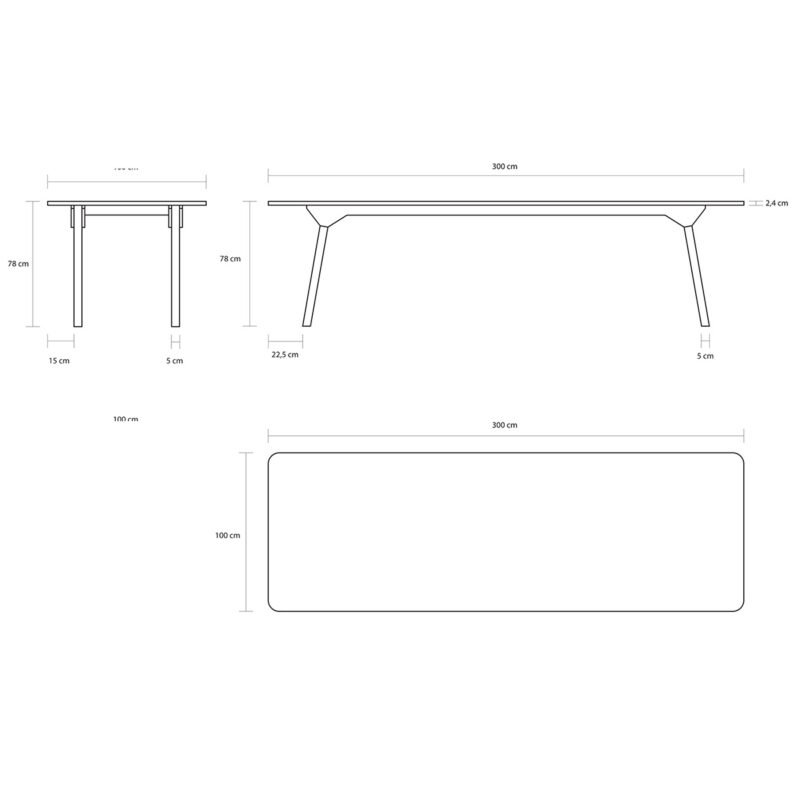 s Table 300 vierkant s Table 300 vierkant