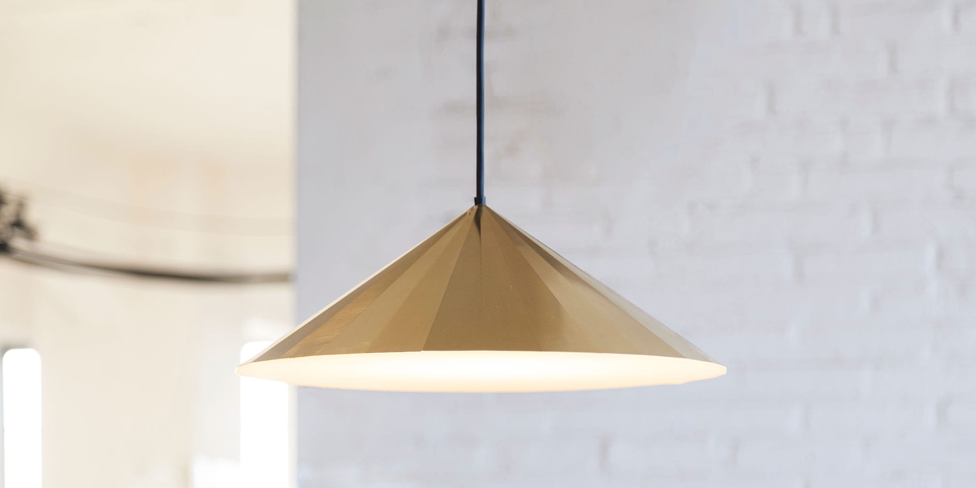 Design LED hanglamp - Vij5 - Brass Light LED door David Derksen