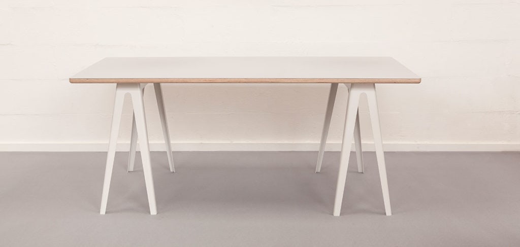 vij5 trestle table by david derksen forbo in vapour 2019 image by vij5