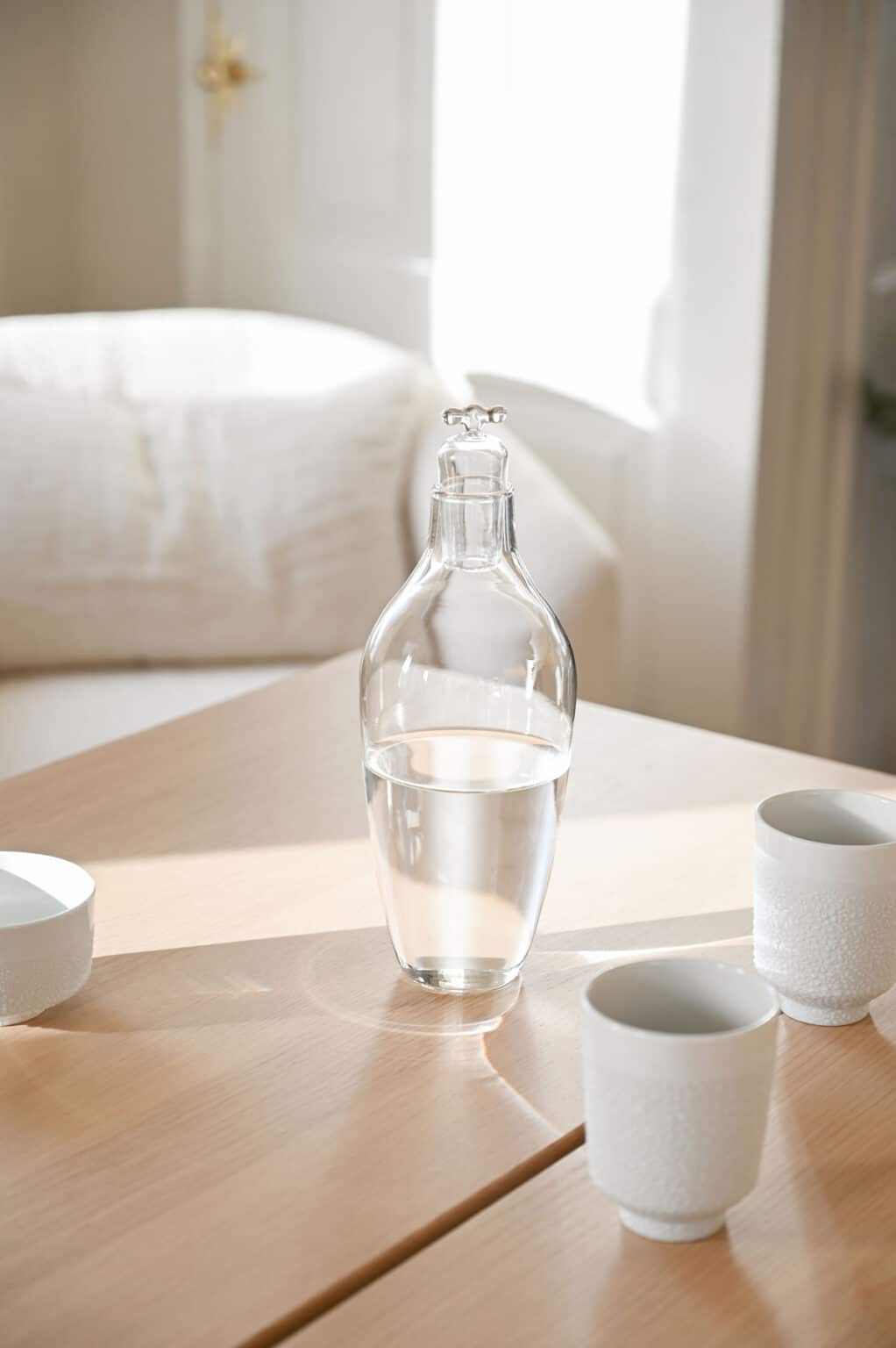 Handgemaakt Borosilicaatglas Kan Ichendorf Milano Groene Cactus Kan - Desert Plants Collectie - 1,75 Liter Handgemaakt Borosilicaatglas Diameter 10 Cm