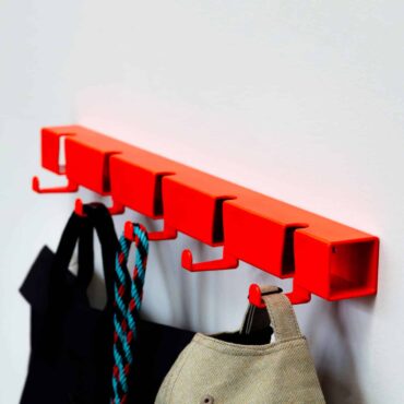 Vij5 Coatrack by the Meter FLUOR RAL3026 IMG 0808